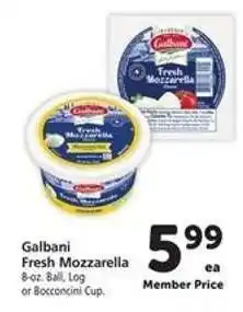 Safeway Galbani Fresh Mozzarella offer