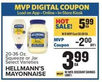 Food Lion Hellmann's Mayonnaise offer