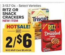 Food Lion Ritz or Snack Crackers offer