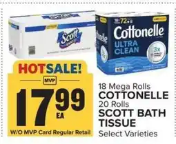 Food Lion COTTONELLE / SCOTT BATH TISSUE offer