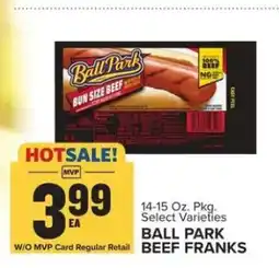 Food Lion Ball Park Beef Franks offer