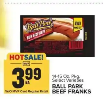 Food Lion Ball Park Beef Franks offer