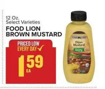Food Lion FOOD LION BROWN MUSTARD offer
