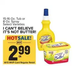 Food Lion I Can't Believe It's Not Butter! offer