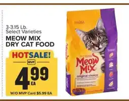 Food Lion Meow Mix Dry Cat Food offer