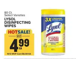 Food Lion Lysol Disinfecting Wipes offer