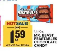 Food Lion MR. BEAST FEASTABLES CHOCOLATE CANDY offer