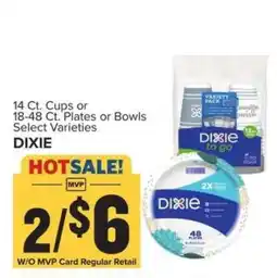 Food Lion Dixie Cups or Plates offer