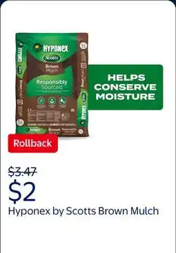 Walmart Hyponex by Scotts Brown Mulch, for Landscapes and Gardens, 1.5 cu. ft offer