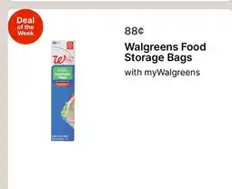 Walgreens Walgreens Food Storage Bags offer