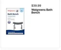 Walgreens Walgreens Bath Bench offer
