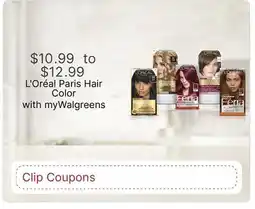 Walgreens L'Oréal Paris Hair Color offer