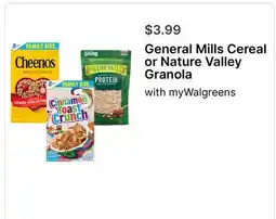 Walgreens General Mills Cereal or Nature Valley Granola offer