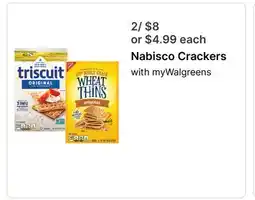Walgreens Nabisco Crackers offer