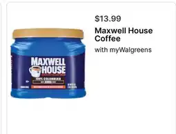 Walgreens Maxwell House Coffee offer