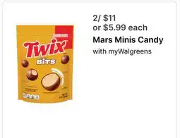 Walgreens Mars Minis Candy offer