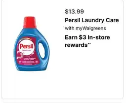Walgreens Persil Laundry Care offer