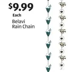 Aldi Belavi Rain Chain offer