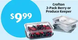 Aldi Crofton 2-Pack Berry or Produce Keeper offer
