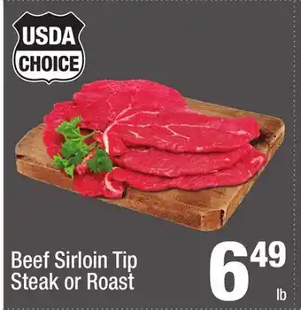 Super King Markets Beef Sirloin Tip Steak or Roast offer