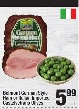 Super King Markets Belmont German Style Ham or Italian Imported Castelvetrano Olives offer