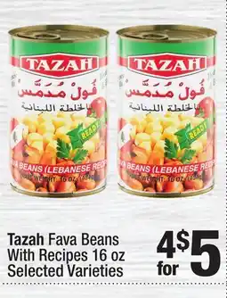 Super King Markets Tazah Fava Beans With Recipes offer