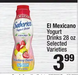 Super King Markets El Mexicano Yogurt Drinks offer