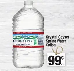 Super King Markets Crystal Geyser Spring Water offer