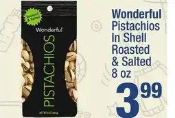 Super King Markets Wonderful Pistachios In Shell Roasted & Salted offer