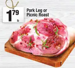 Super King Markets Pork Leg or Picnic Roast offer