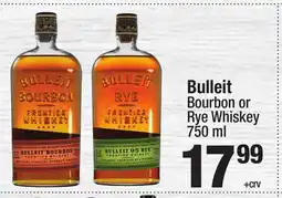 Super King Markets Bulleit Bourbon or Rye Whiskey offer