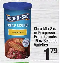 Super King Markets Chex Mix 8 oz or Progresso Bread Crumbs 15 oz offer