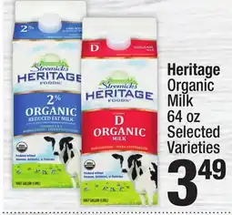 Super King Markets Heritage Organic Milk offer
