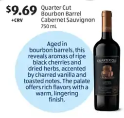 Aldi Quarter Cut Bourbon Barrel Cabernet Sauvignon offer