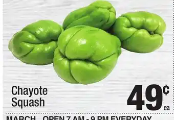 Super King Markets Chayote Squash offer