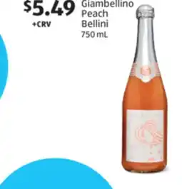 Aldi Giambellino Peach Bellini offer