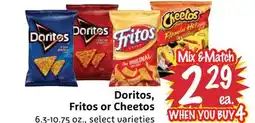 Foodmaxx Doritos, Fritos or Cheetos offer