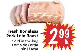Foodmaxx Fresh Boneless Pork Loin Roast offer