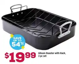 Grocery Outlet Gibson Roaster with Rack, 2 pc set offer
