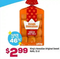 Grocery Outlet King's Hawaiian Original Sweet Rolls offer