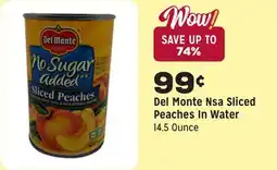 Grocery Outlet Nsa Sliced Peaches In Water offer