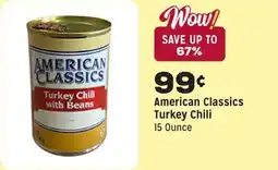 Grocery Outlet Turkey Chili offer