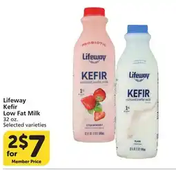 Albertsons Lifeway Kefir Low Fat Milk offer