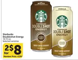 Albertsons Starbucks Doubleshot Energy offer