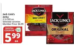 Albertsons Jack Link's Jerky offer