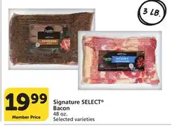 Albertsons Signature SELECT Bacon offer