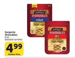 Albertsons Sargento Shareables offer