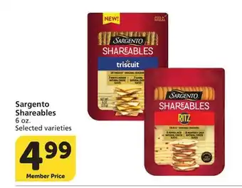 Albertsons Sargento Shareables offer