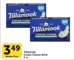 Albertsons Tillamook Cream Cheese Brick offer