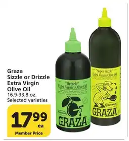 Albertsons Graza Sizzle or Drizzle Extra Virgin Olive Oil offer